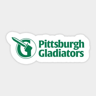 Defunct Pittsburgh Gladiators Arean Football 1987 Sticker